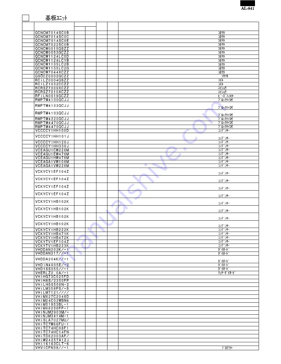 Sharp AL-841 Service Manual Download Page 21