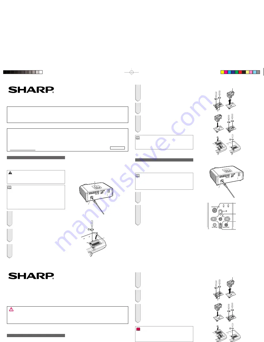 Sharp AN-F310LP Installation Manual Download Page 1