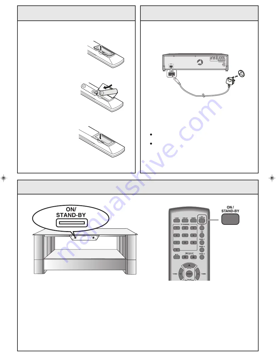 Sharp AN-GR500H Quick Start Manual Download Page 2