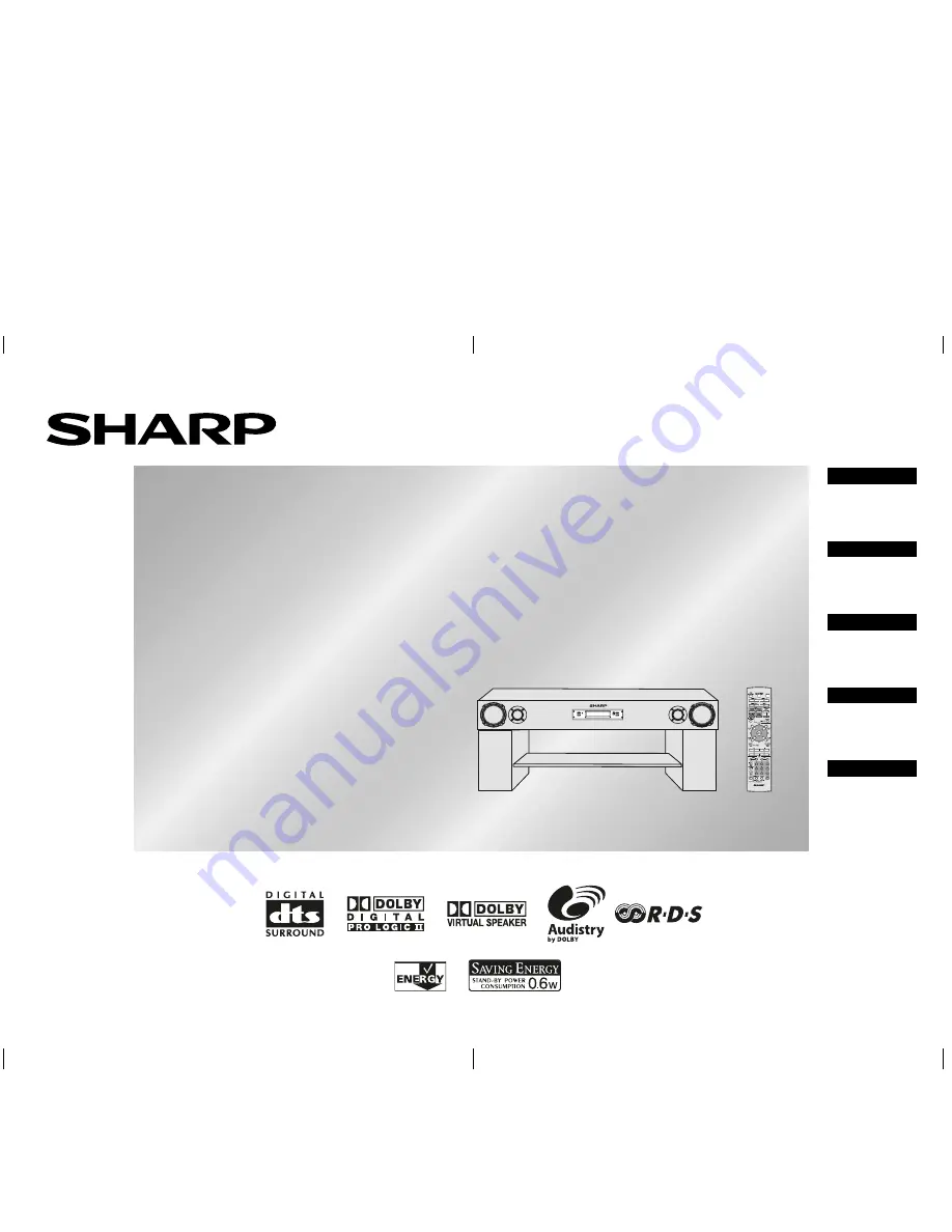 Sharp AN-PR1000H Operation Manual Download Page 1