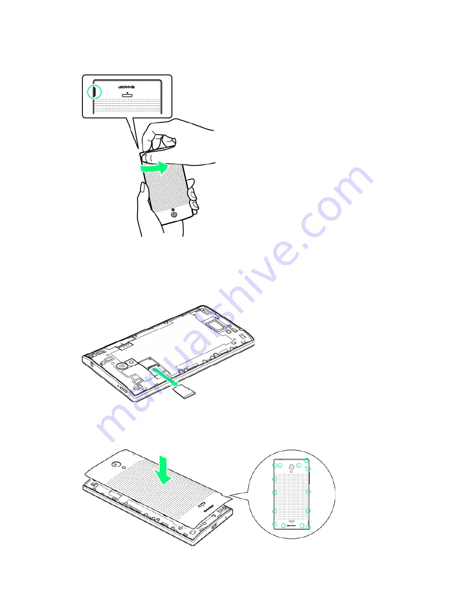 Sharp AQUOS Crystal Sprint User Manual Download Page 22