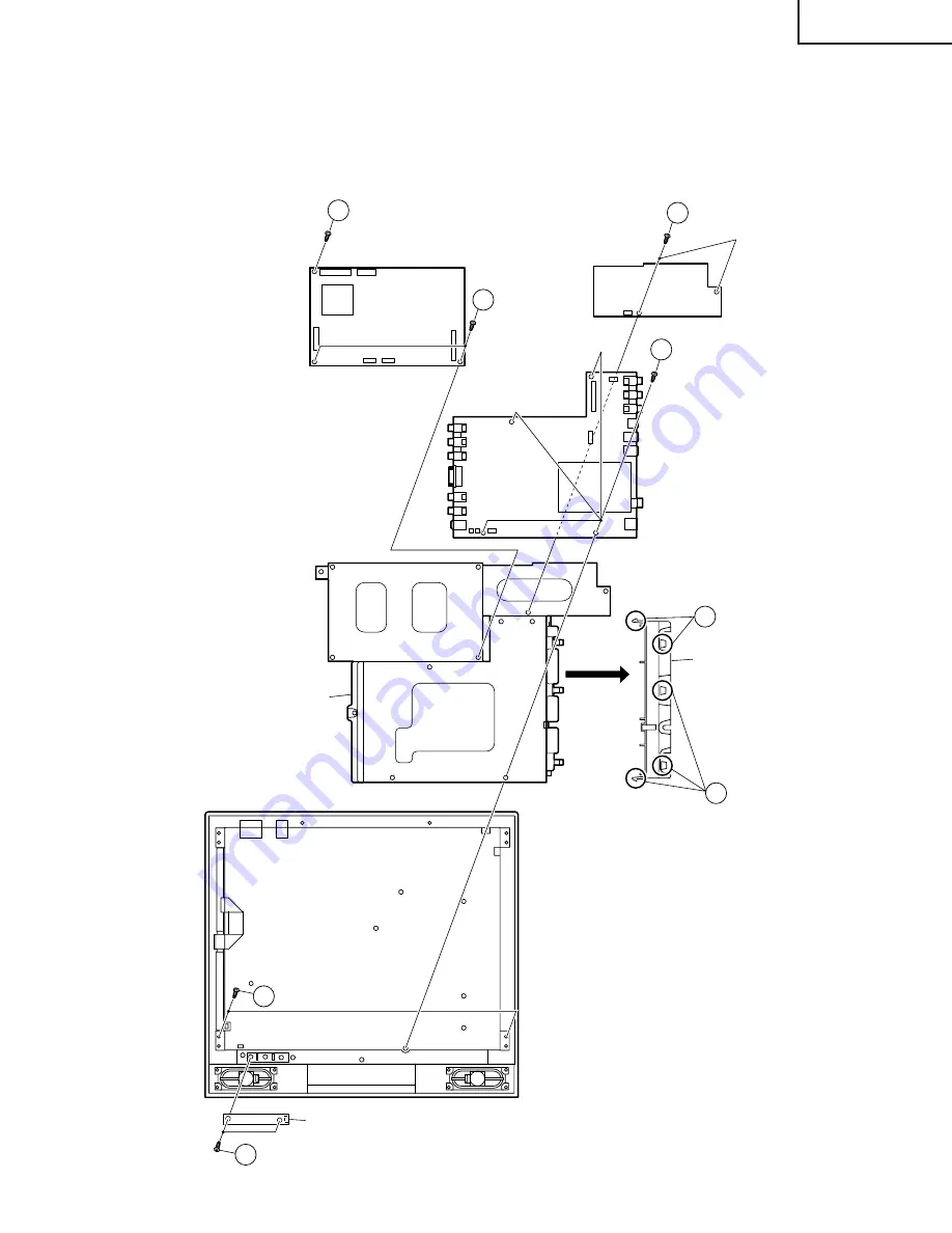 Sharp Aquos LC-13E1M Service Manual Download Page 11