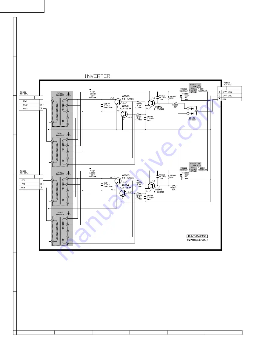 Sharp Aquos LC-13E1M Service Manual Download Page 48