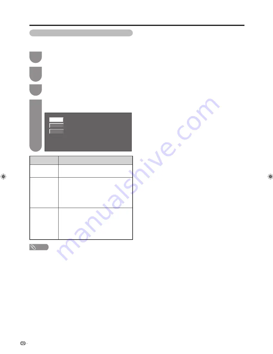 Sharp AQUOS LC-19A35X-BK Operation Manual Download Page 28