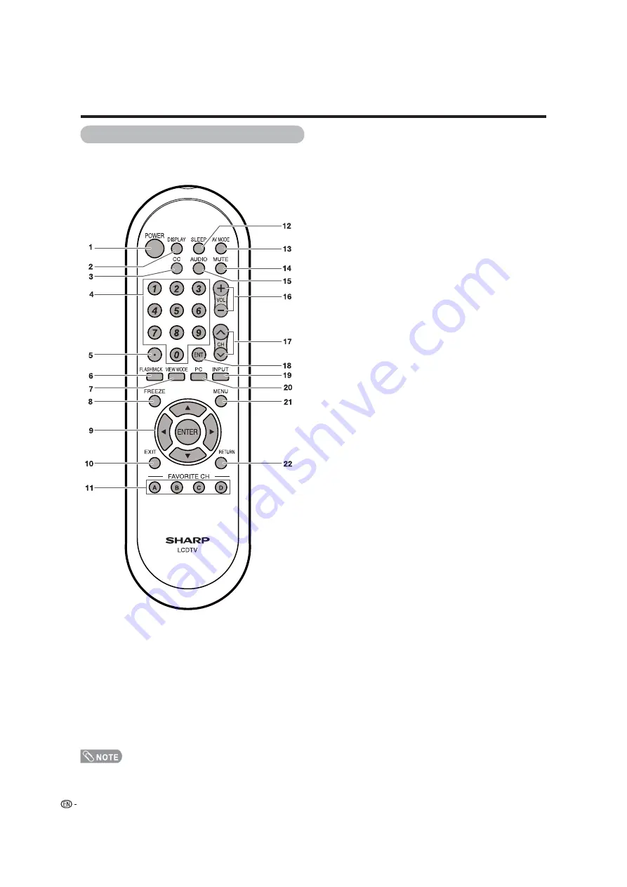 Sharp AQUOS LC-19D45U Скачать руководство пользователя страница 14