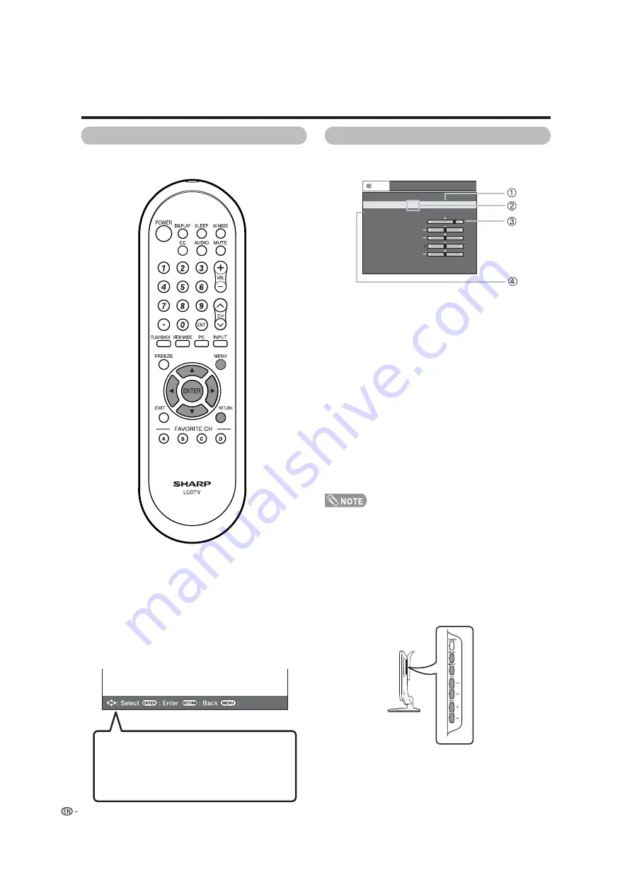 Sharp AQUOS LC-19D45U Скачать руководство пользователя страница 24