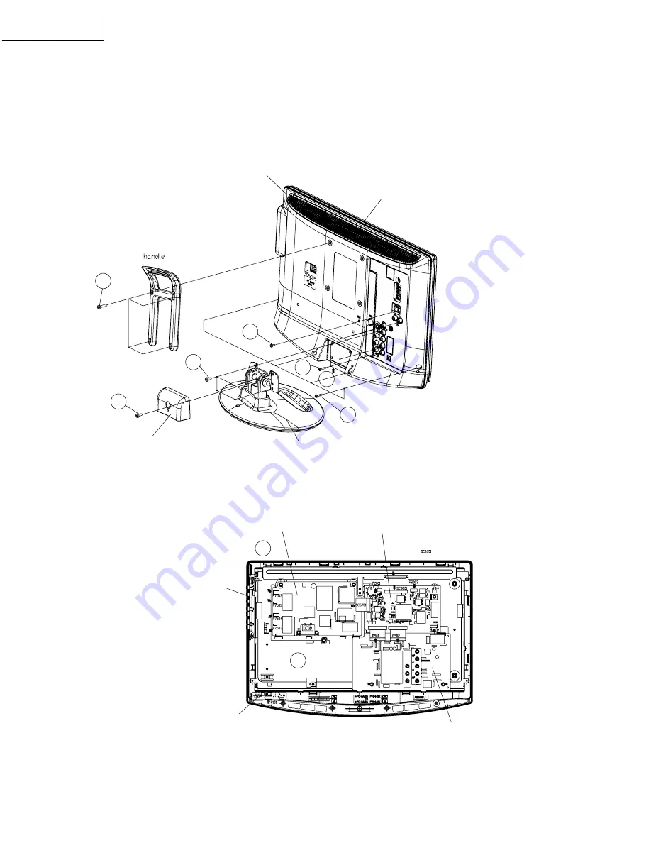 Sharp AQUOS LC-19D45U Service Manual Download Page 14