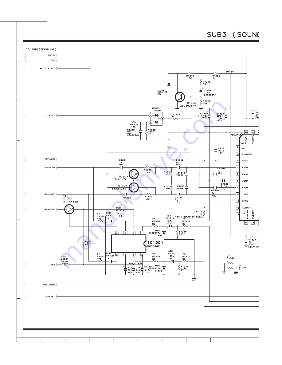 Sharp AQUOS LC-19D45U Service Manual Download Page 82