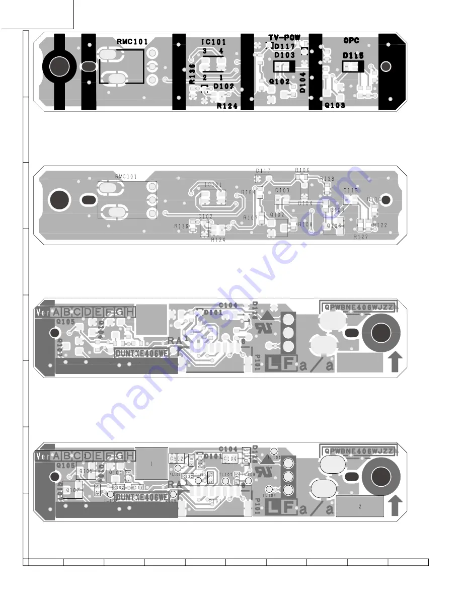 Sharp AQUOS LC-19D45U Service Manual Download Page 104