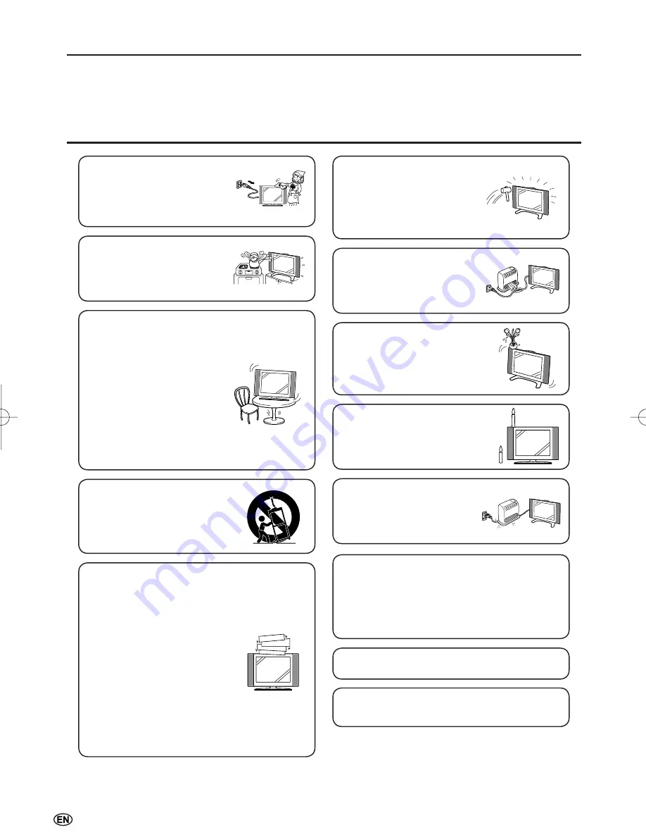 Sharp AQUOS LC-20B10N Operation Manual Download Page 3