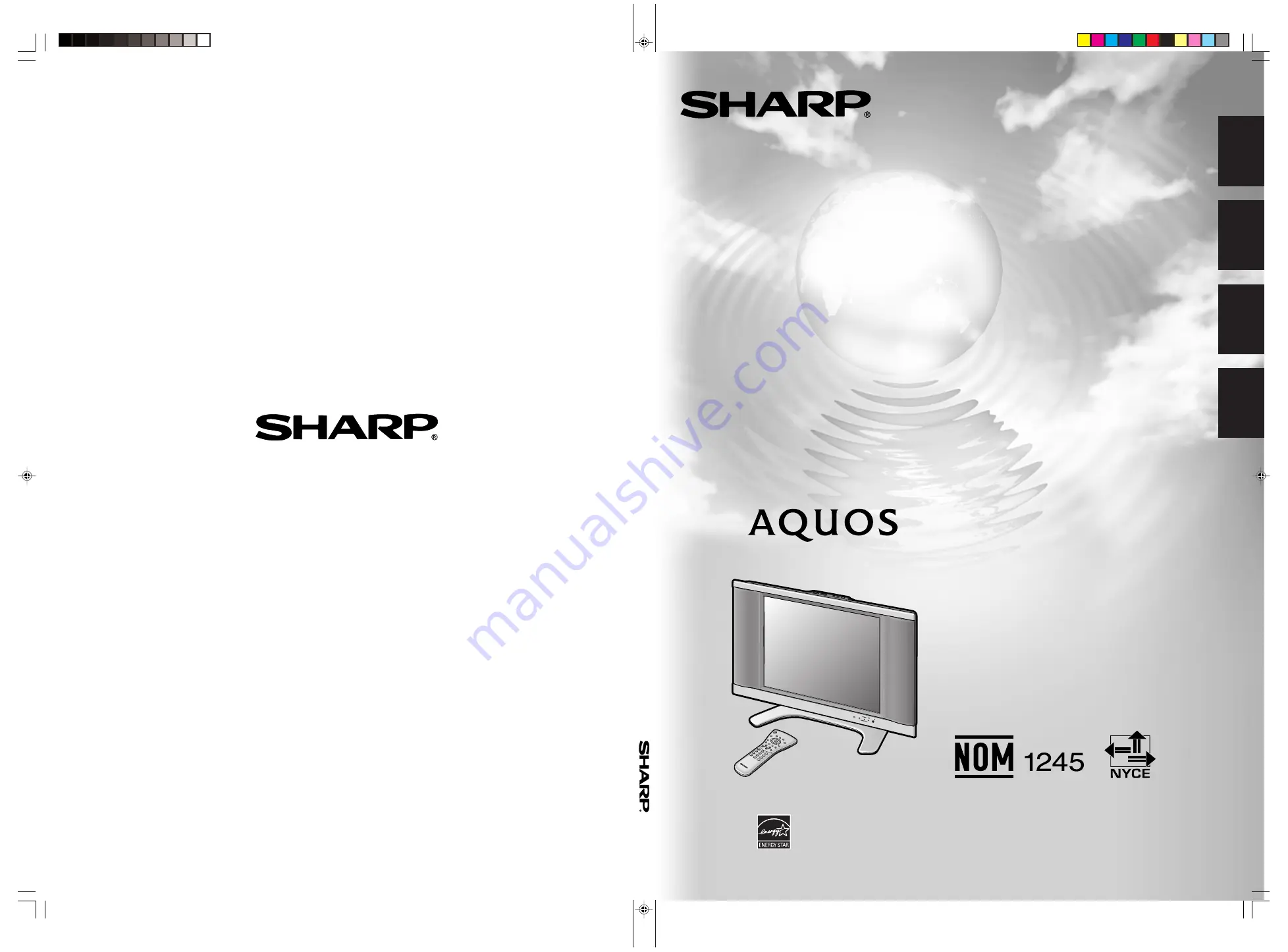 Sharp Aquos LC-20B8U Operation Manual Download Page 1