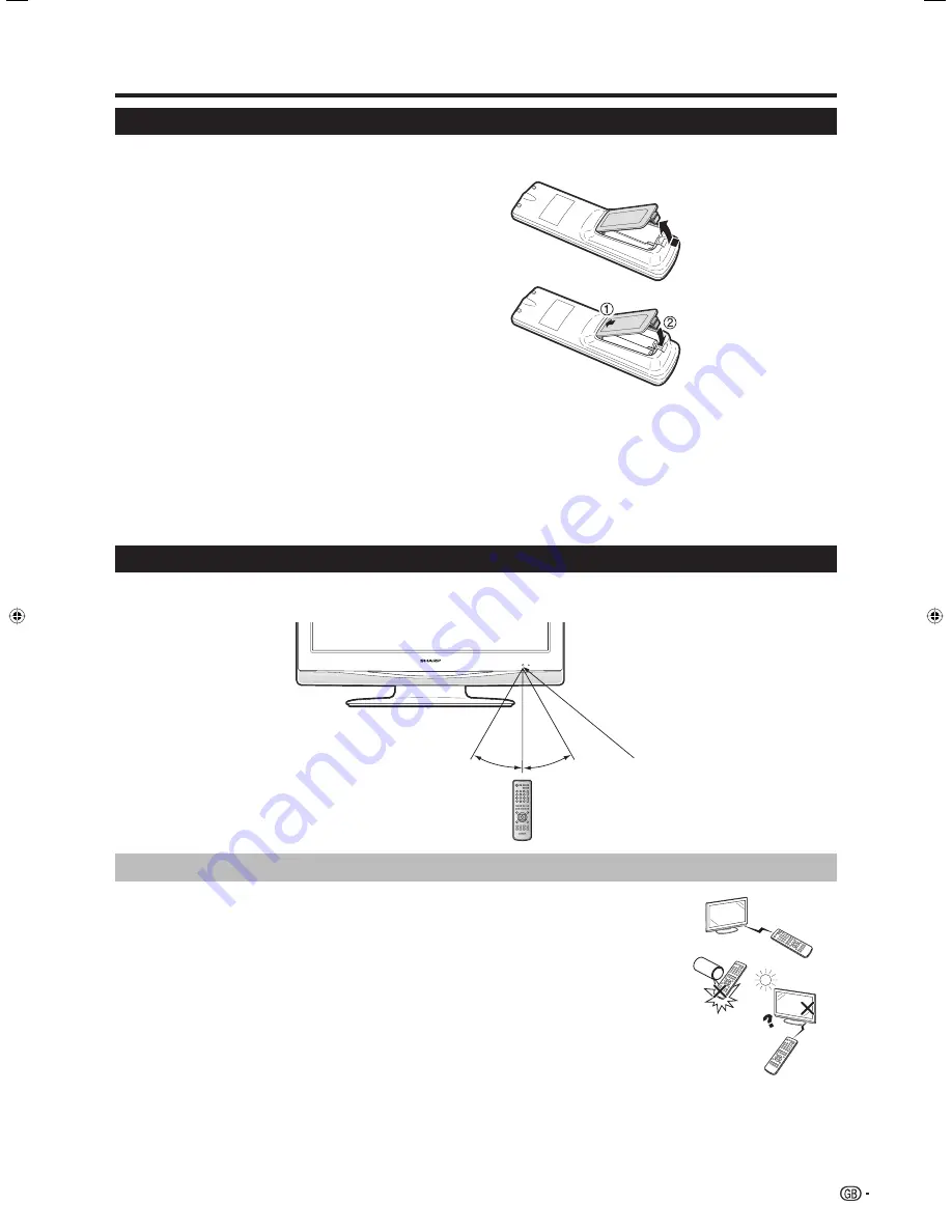 Sharp AQUOS LC-26D44E Operation Manual Download Page 7