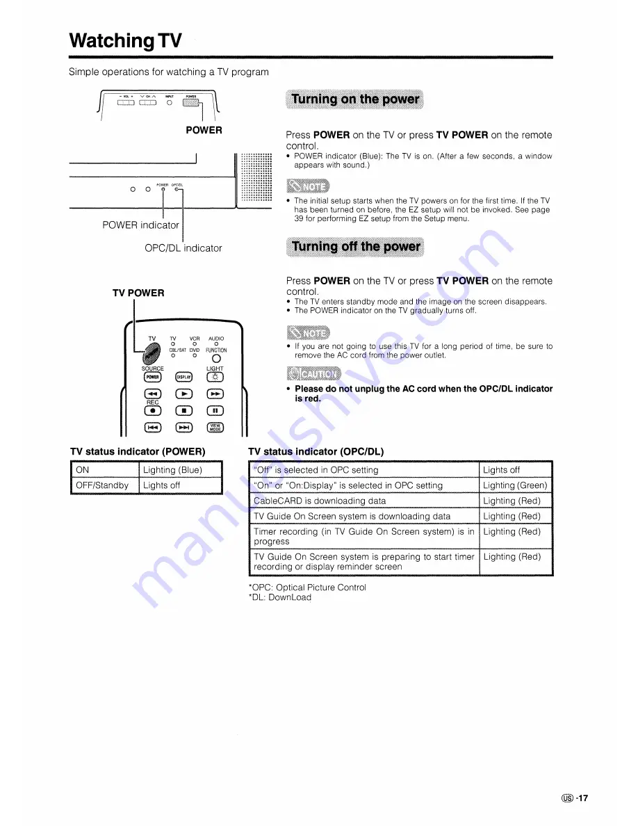 Sharp Aquos LC 26D5U Operation Manual Download Page 18