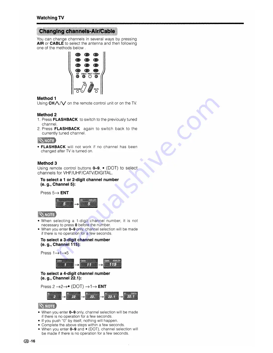 Sharp Aquos LC-26D6U Operation Manual Download Page 17