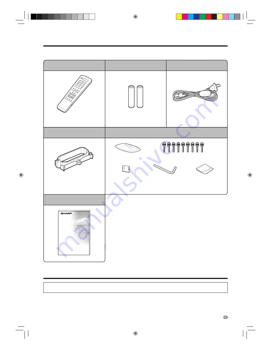 Sharp Aquos LC-32A33X Operation Manual Download Page 7