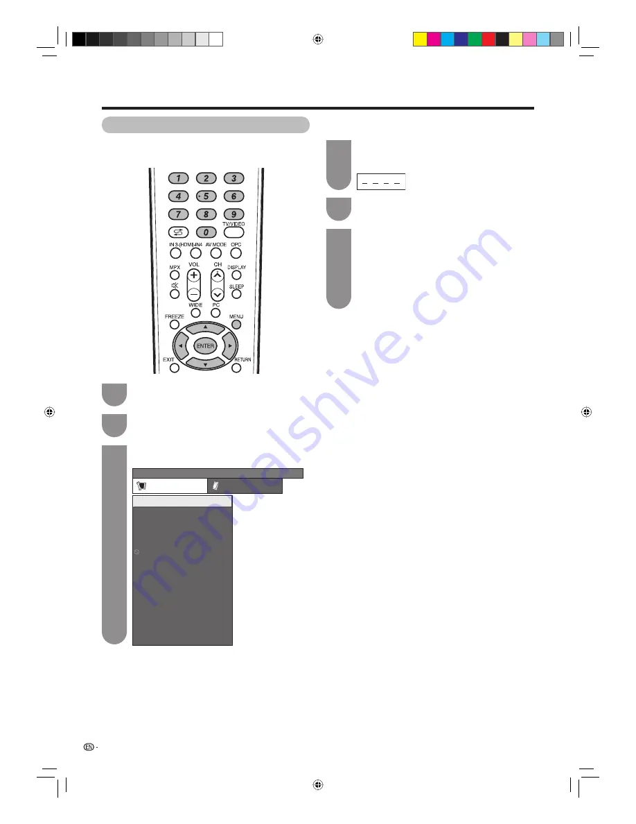 Sharp Aquos LC-32A33X Operation Manual Download Page 20