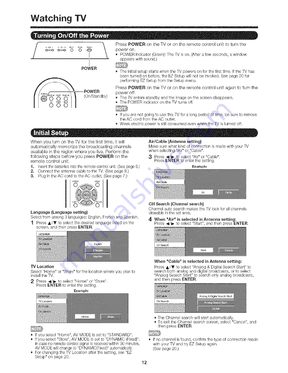 Sharp AQUOS LC-32SB24U Operation Manual Download Page 12