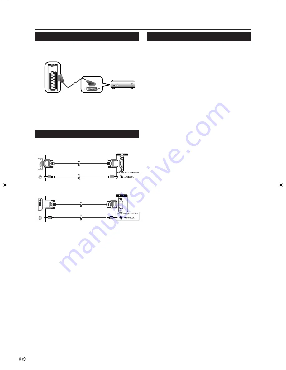 Sharp AQUOS LC-37GE1E Operation Manual Download Page 12