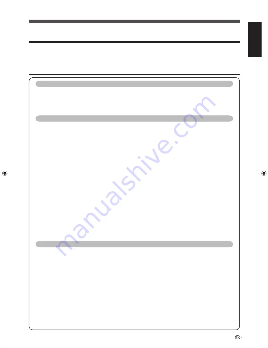 Sharp AQUOS LC-42A65M Operation Manual Download Page 2