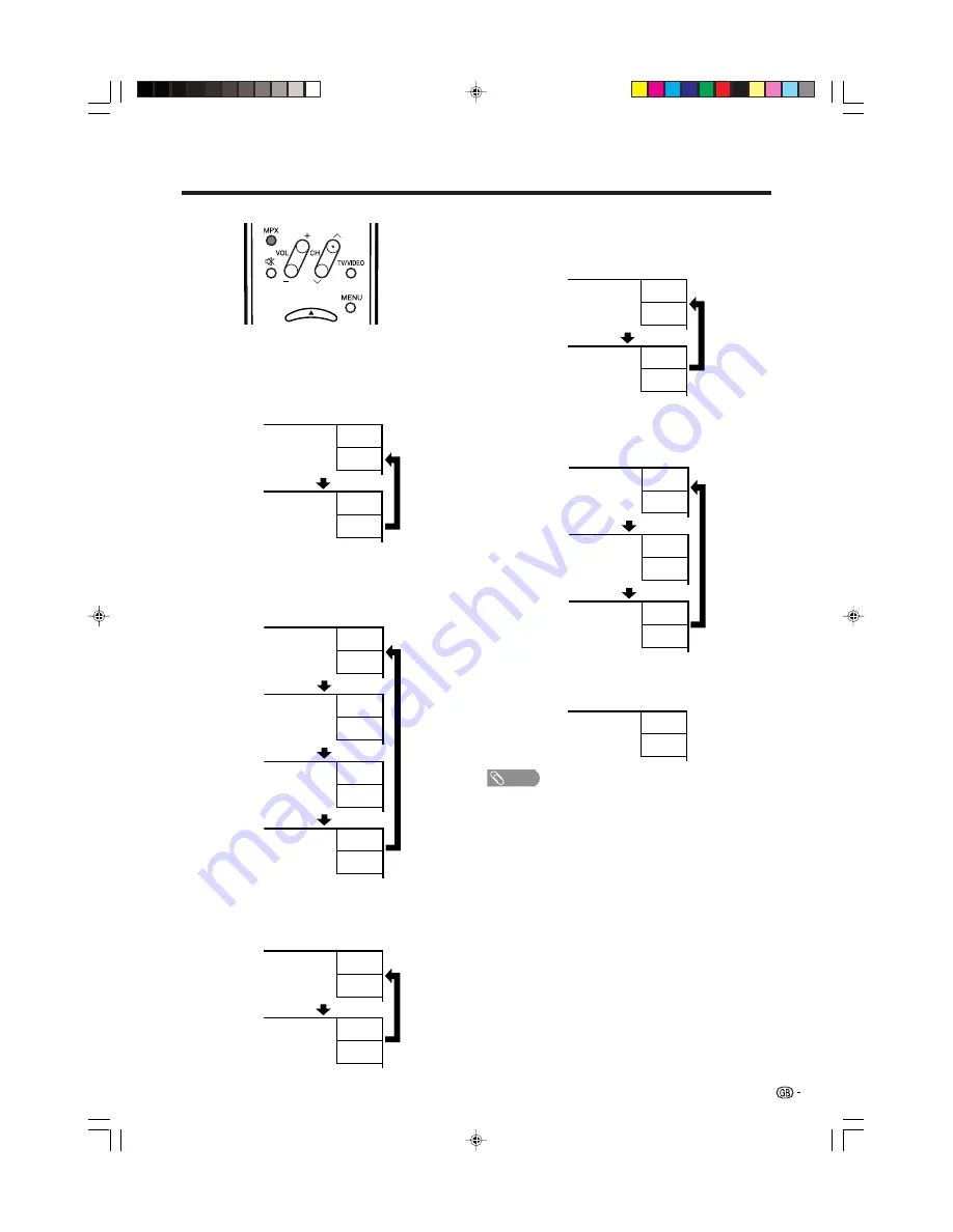 Sharp Aquos LC-45G1X Operation Manual Download Page 20