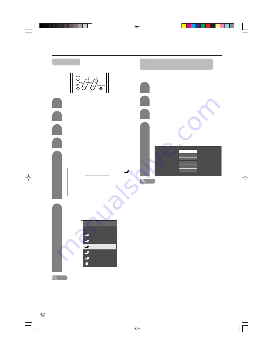 Sharp Aquos LC-45G1X Operation Manual Download Page 51