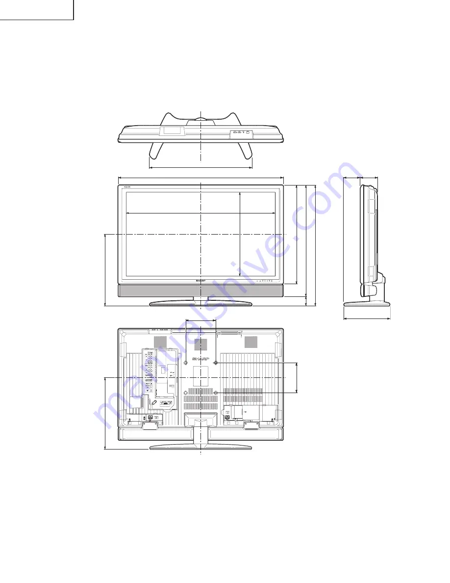 Sharp Aquos LC 45GD7U Service Manual Download Page 14