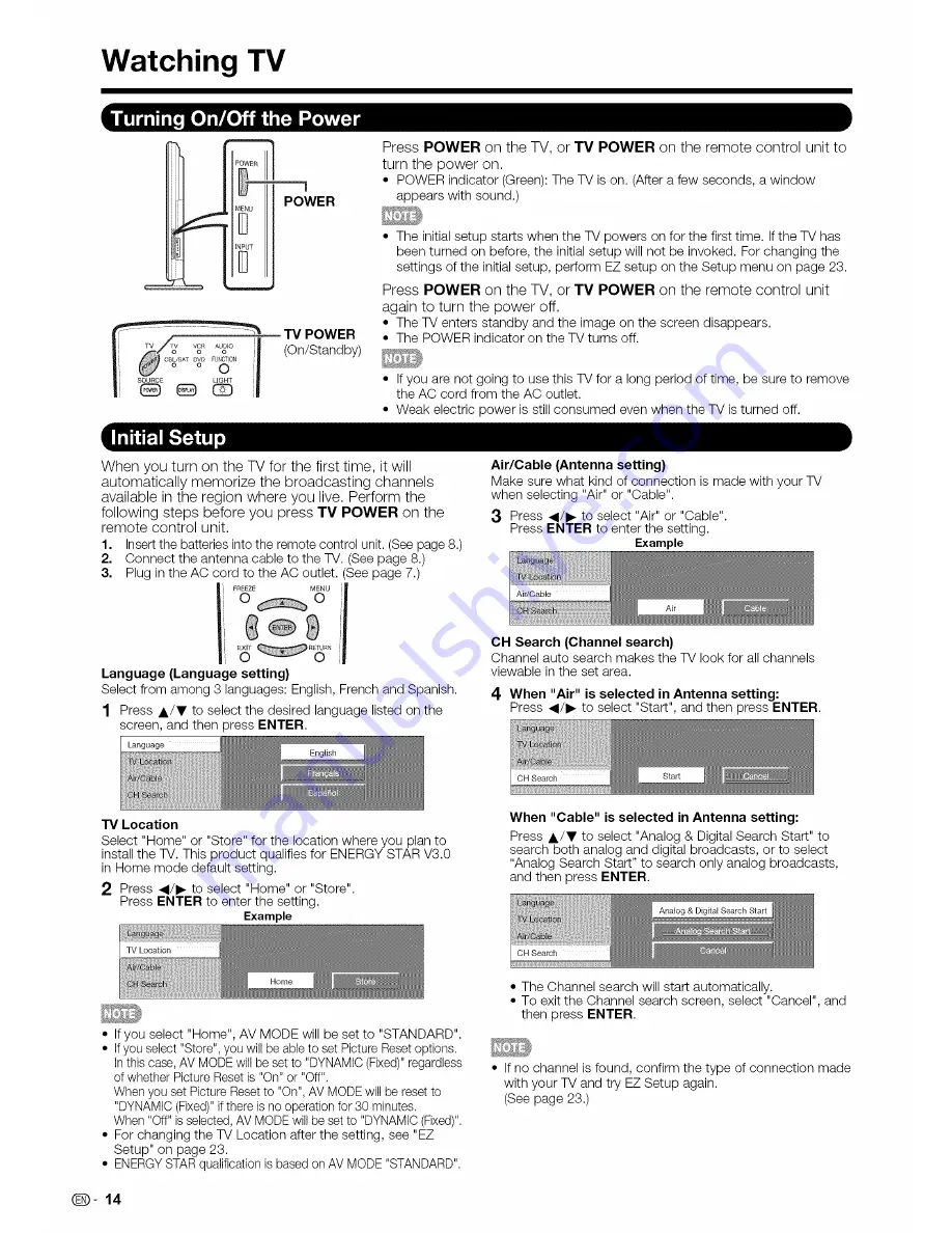 Sharp AQUOS LC-46D85U Operation Manual Download Page 15