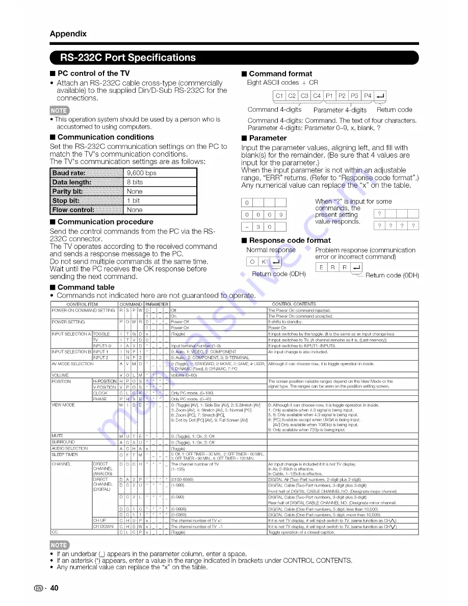 Sharp AQUOS LC-46D85U Operation Manual Download Page 41