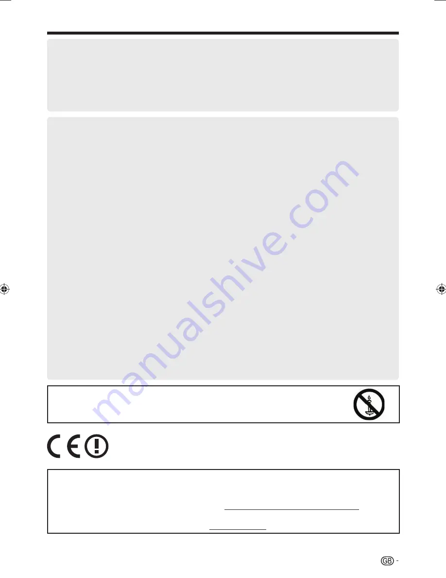 Sharp AQUOS LC-46LE925E Operation Manual Download Page 5