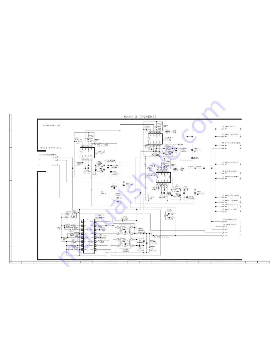 Sharp AQUOS LC-46SE94U Service Manual Download Page 92