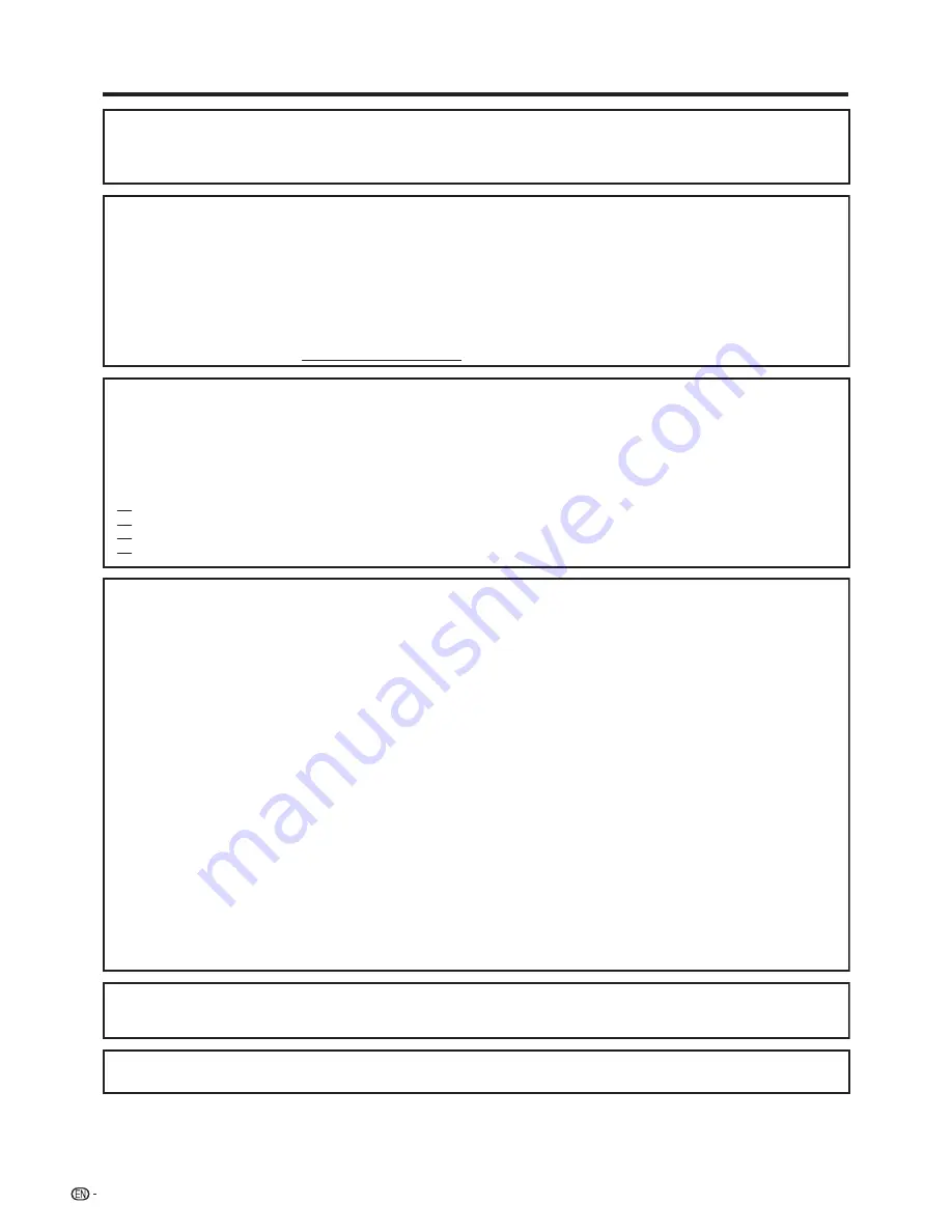 Sharp Aquos LC-50LE650U Operation Manual Download Page 4