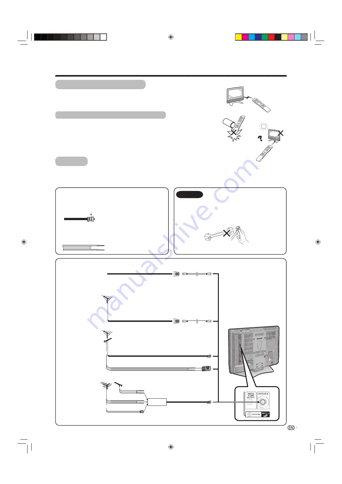 Sharp Aquos LC32D41U Operation Manual Download Page 14