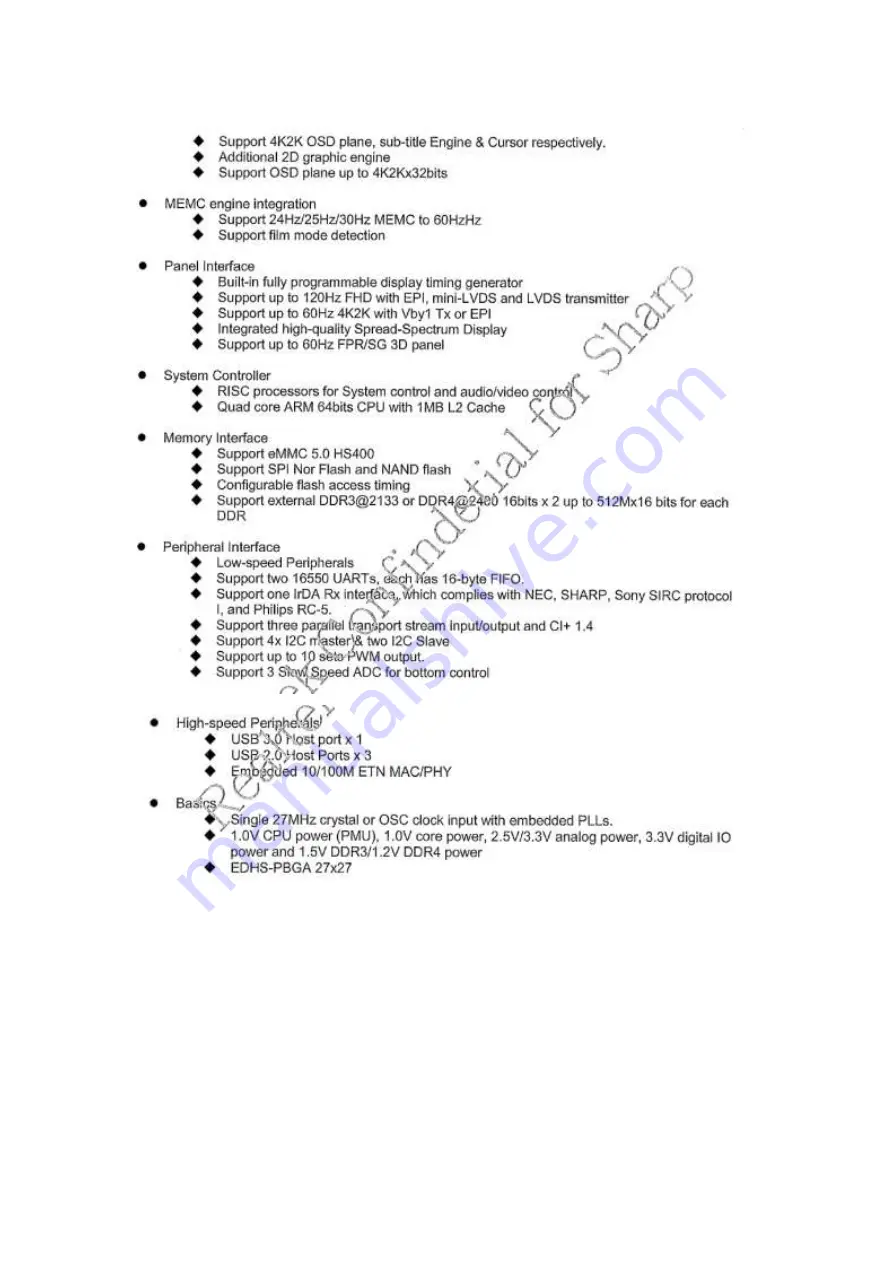 Sharp Aquous 4T-B70CJ1U Service Manual Download Page 37