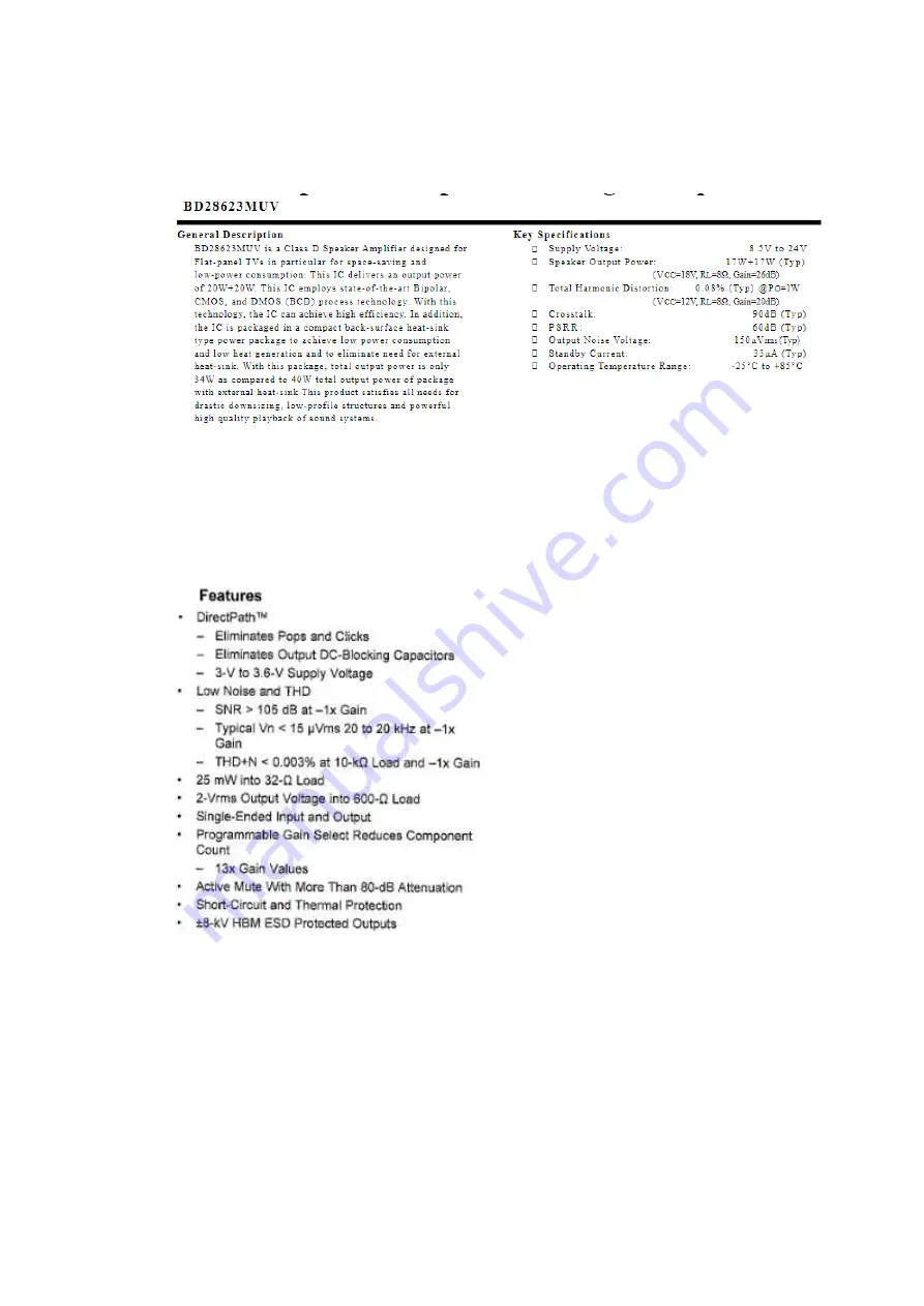 Sharp Aquous 4T-B70CJ1U Service Manual Download Page 38