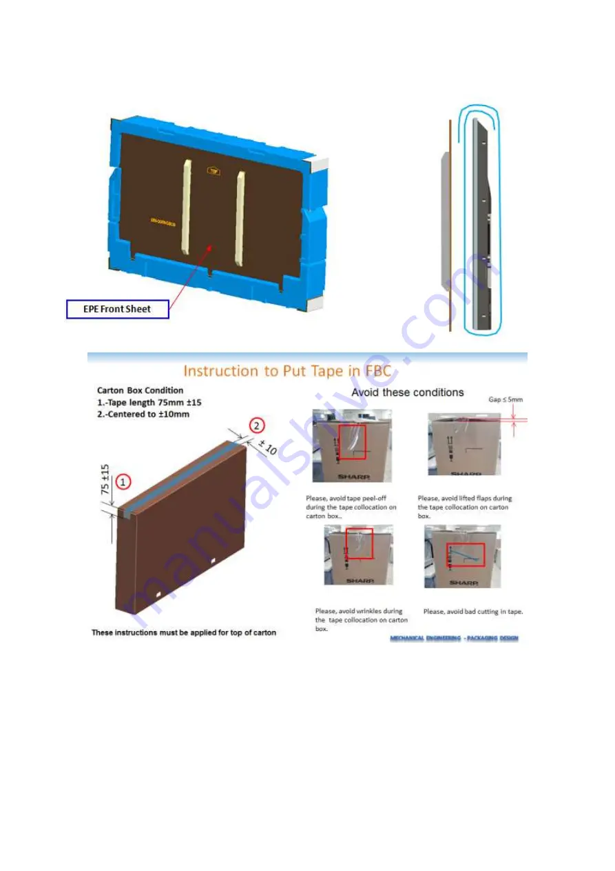 Sharp Aquous 4T-B70CJ1U Service Manual Download Page 62