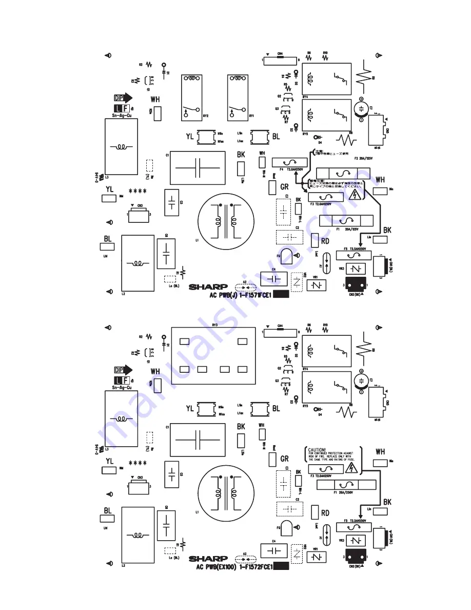 Sharp AR 555S Circuit Diagram Download Page 151