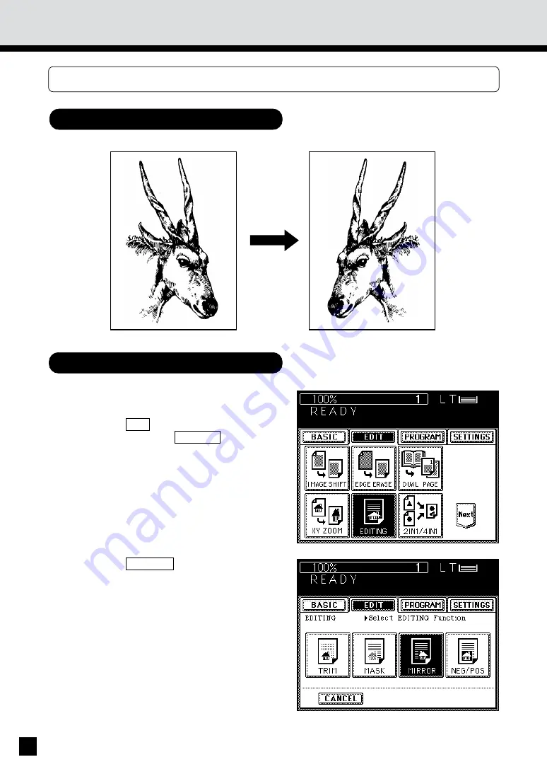 Sharp AR-800 imager Operation Manual Download Page 70