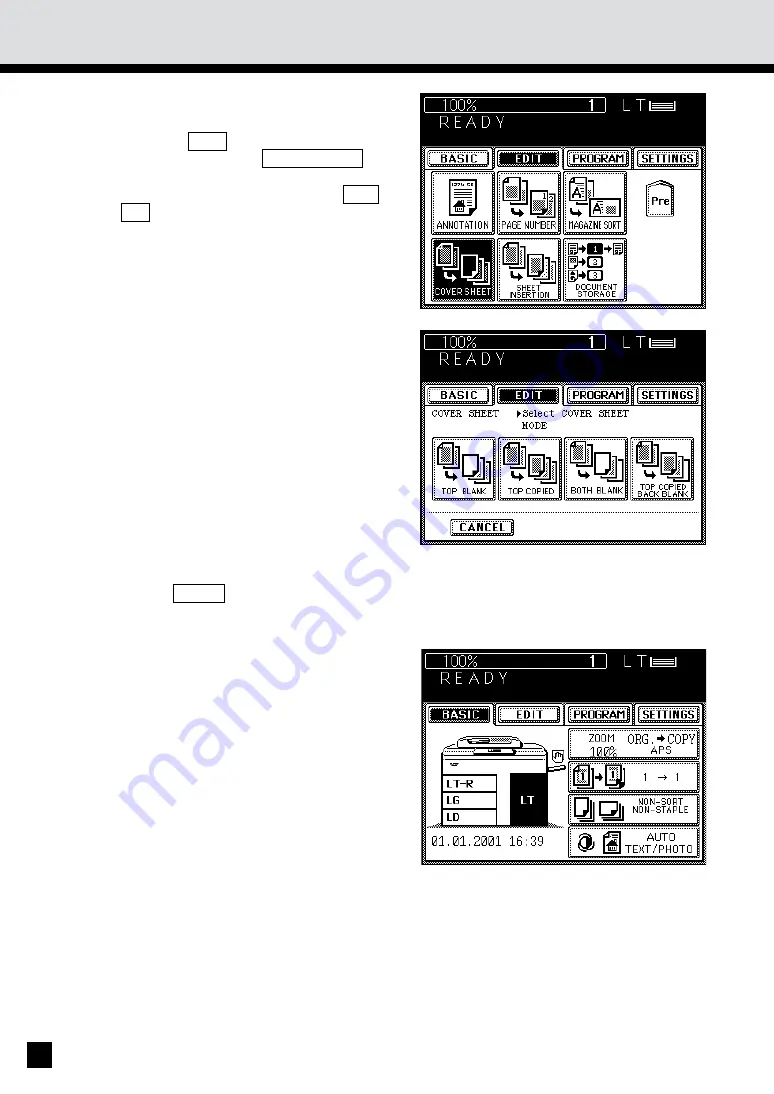 Sharp AR-800 imager Operation Manual Download Page 86