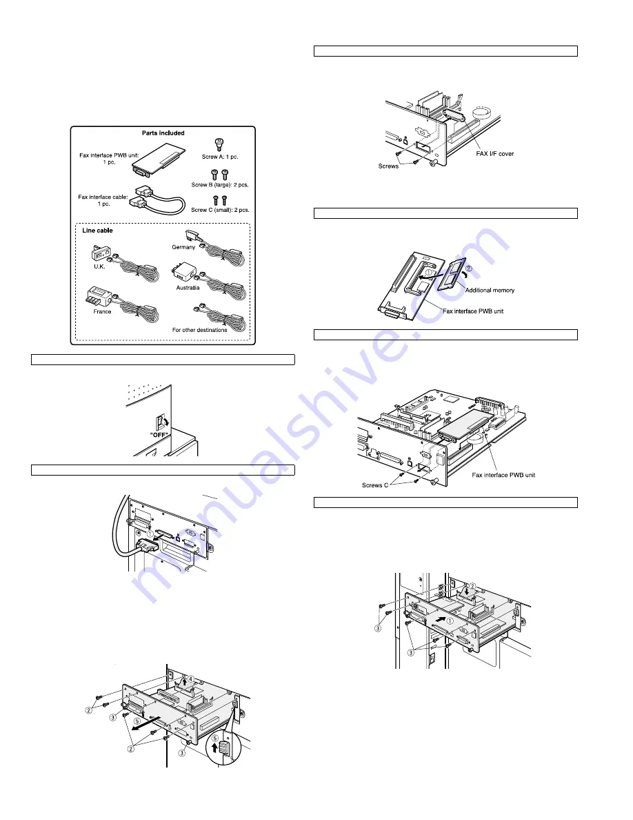 Sharp AR-FX12 Service Manual Download Page 10