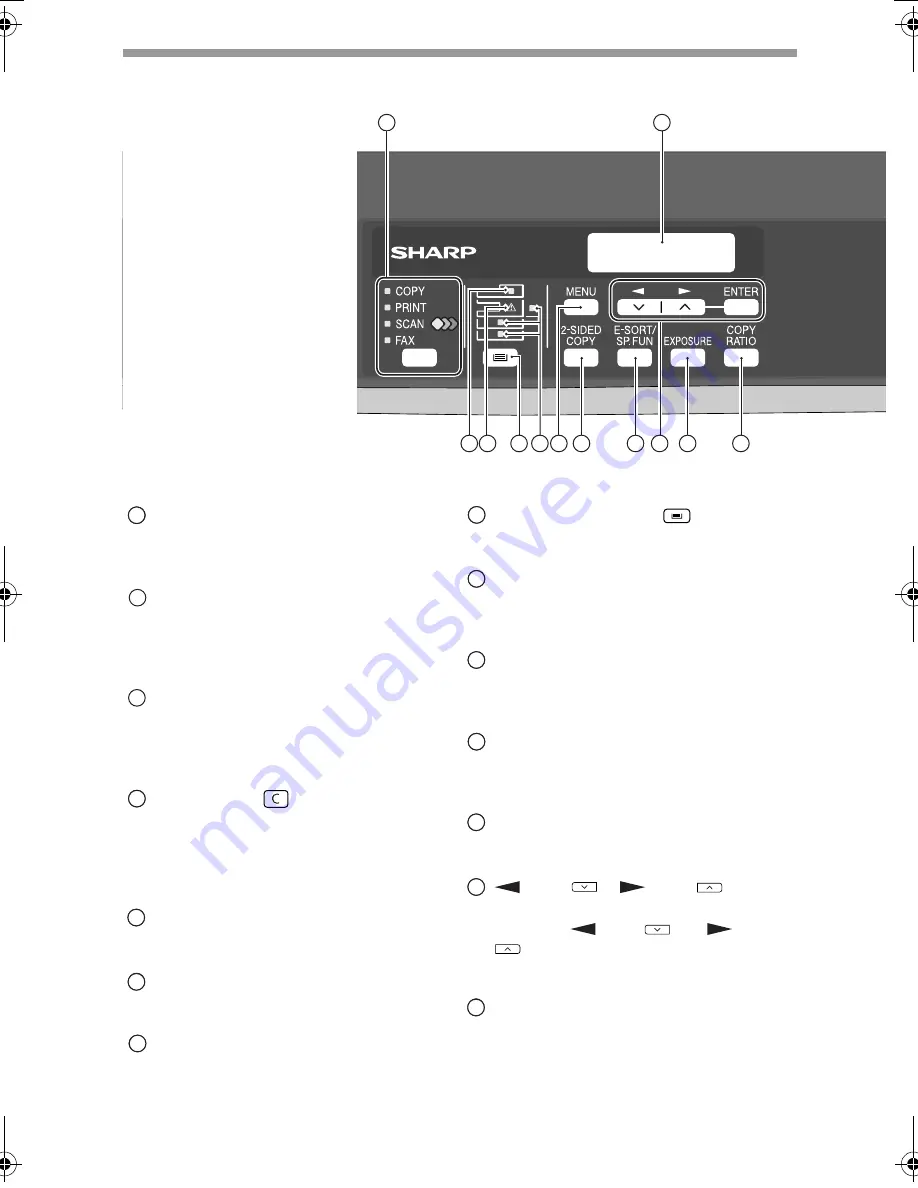 Sharp AR-M201 Operation Manual Download Page 12