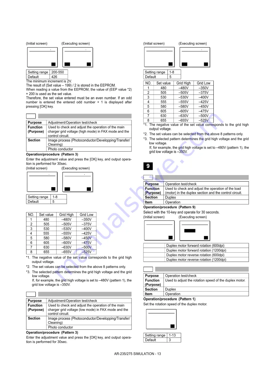 Sharp AR-M208 Service Manual Download Page 74