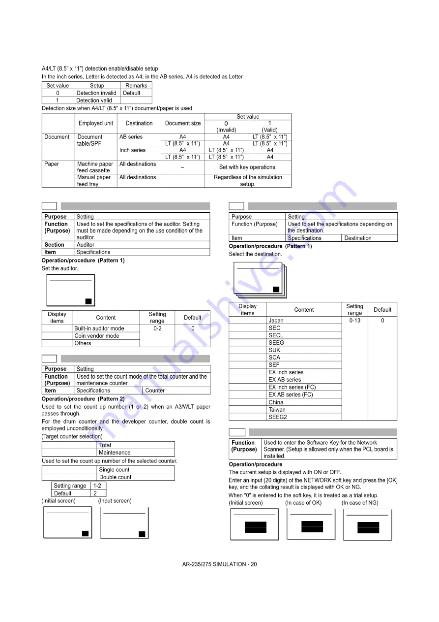 Sharp AR-M208 Service Manual Download Page 81