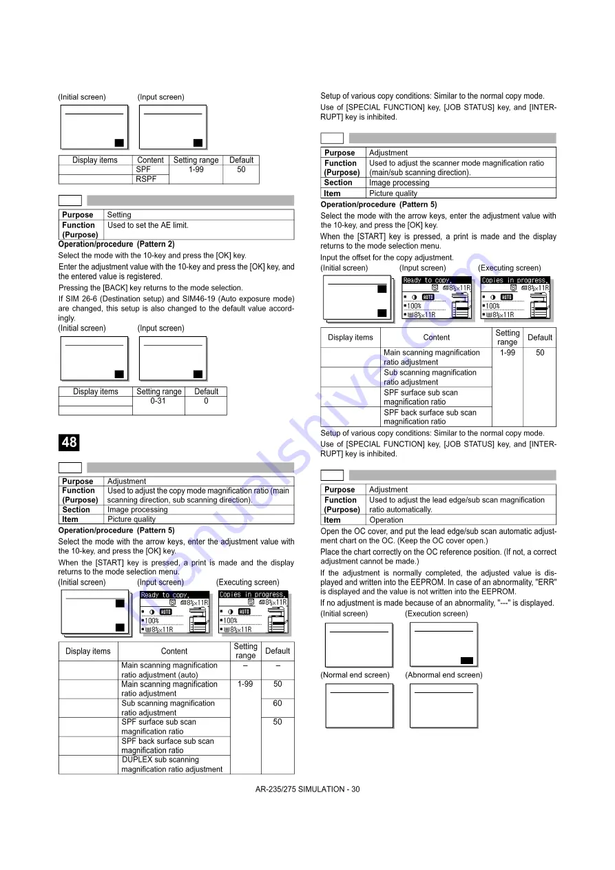 Sharp AR-M208 Service Manual Download Page 91