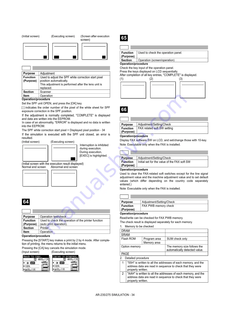 Sharp AR-M208 Service Manual Download Page 95