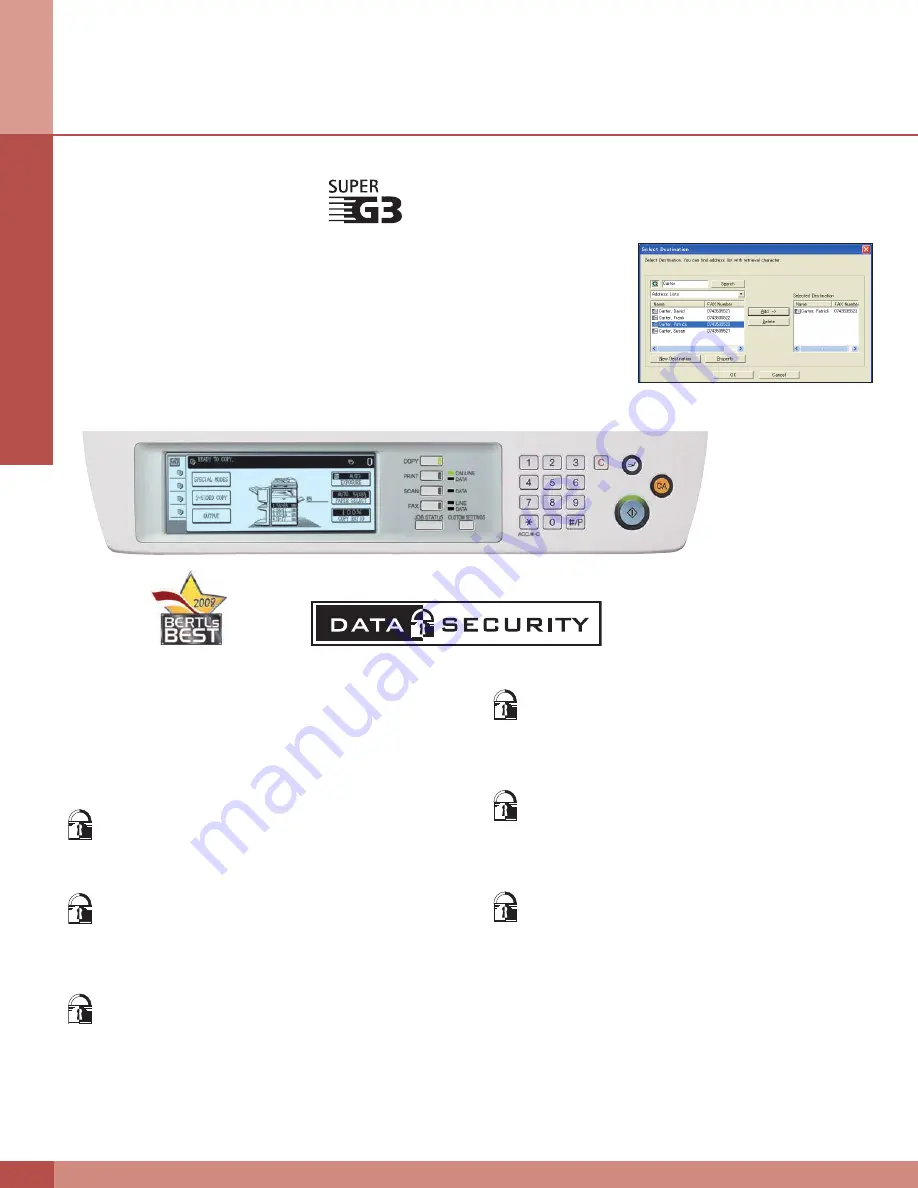 Sharp AR-M257 - Digital Imager B/W Laser Brochure & Specs Download Page 6