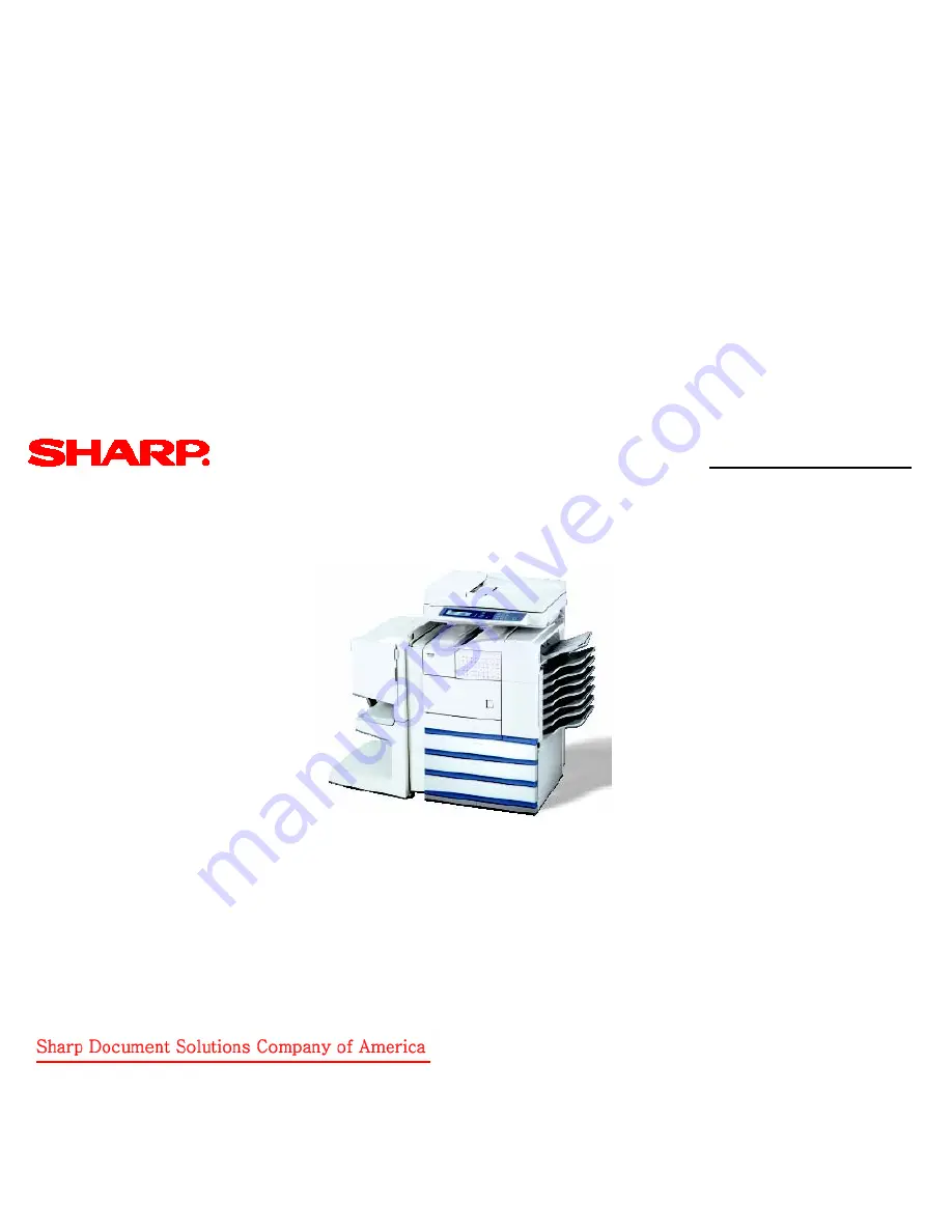 Sharp AR-M355U Quick Reference Manual Download Page 1