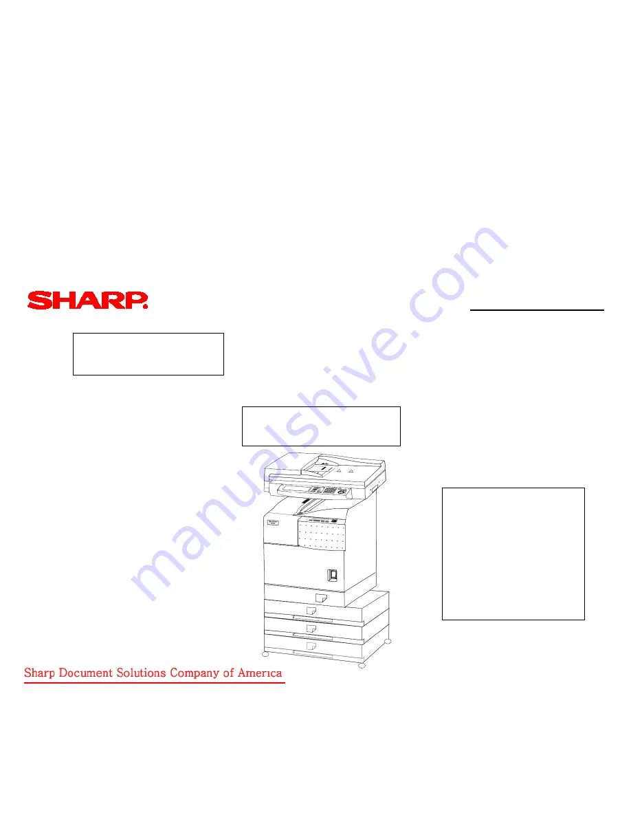 Sharp AR-M355U Quick Reference Manual Download Page 3