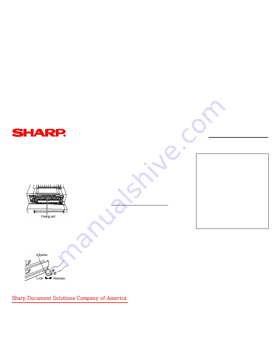 Sharp AR-M355U Quick Reference Manual Download Page 21