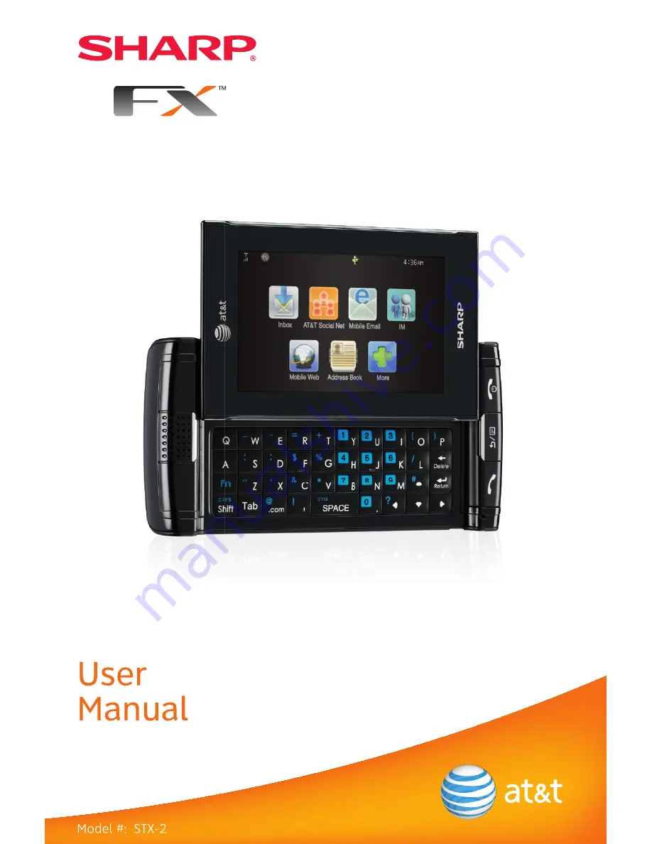 Sharp AT&T FX STX-2 User Manual Download Page 1