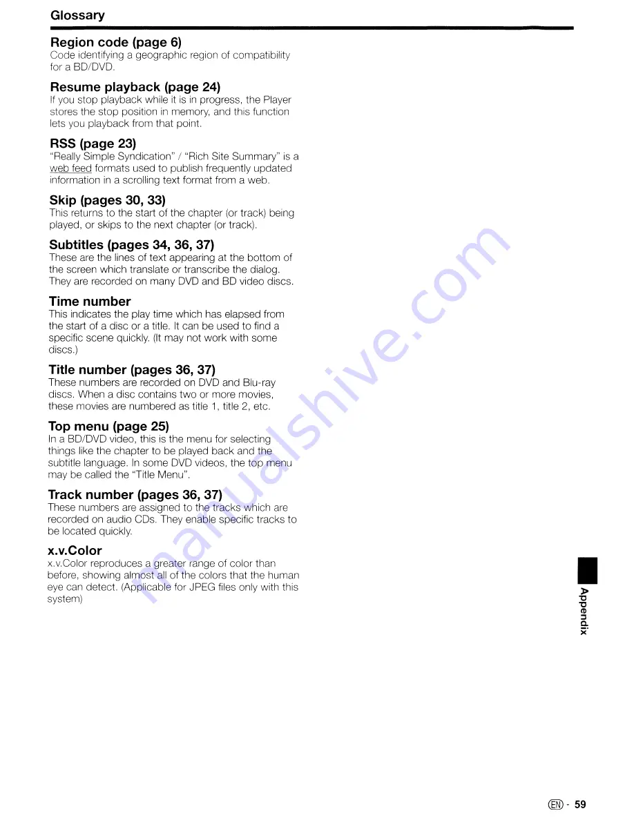 Sharp BD-HO52U Operation Manual Download Page 60